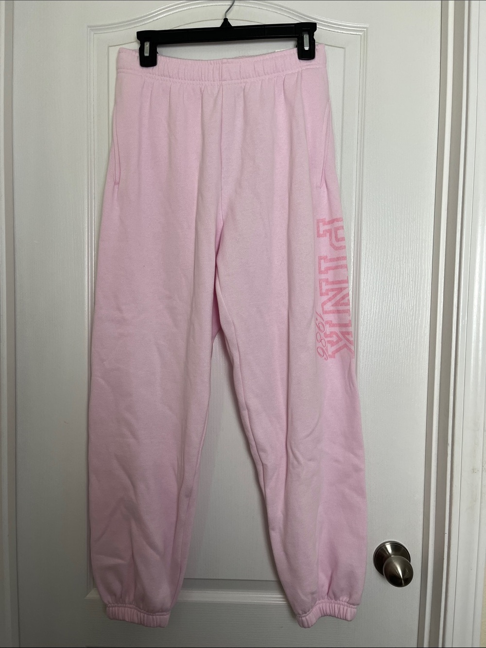PINK Victoria's Secret Relaxed Fit Pink Logo Sweatpants